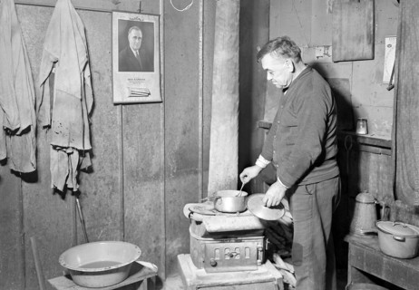 Scott's Run, West Virginia. Unemployed bachelor, Jere - This is typical of a particular group of