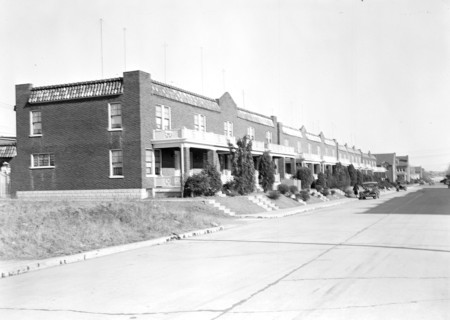 Lancaster, Pennsylvania - Housing. Row of houses in which there are some silk, linoleum, and
