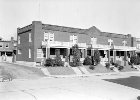 Lancaster, Pennsylvania - Housing. Row of houses in which there are some silk, linoleum, and