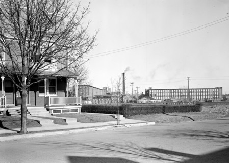 Lancaster, Pennsylvania - Housing. Stehli mills and houses in row inhabited by Stehli workers -
