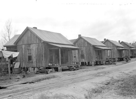 High Point, North Carolina - Housing. Row of hovels occupied by colored workers from furniture and