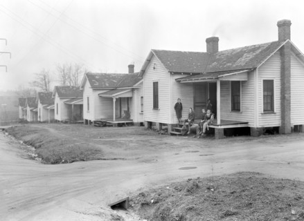 High Point, North Carolina - Housing. Homes in company-owned mill village of Pickett Yarn Mills -