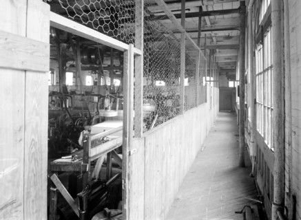 Paterson, New Jersey - Textiles. Showing the method of sub-dividing a large floor in a big mill so