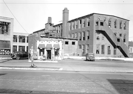 Paterson, New Jersey - Textiles. Deserted silk mill of 21st. Ave, March 1937, Lewis Hine, 1874 -