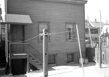 Paterson, New Jersey - Textiles. Home of silk workers in rear (inner) court off Sealey St. (very