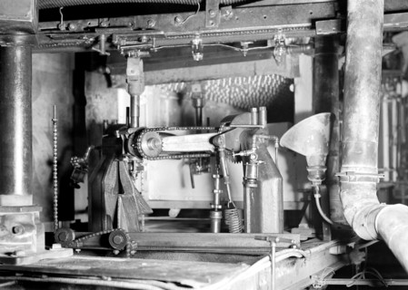 Millville, New Jersey - Glass bottles. [Machinery.], 1936, Lewis Hine, 1874 - 1940, was an American