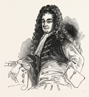 Sir Christopher Wren, London, England, engraving 19th century, Britain, UK