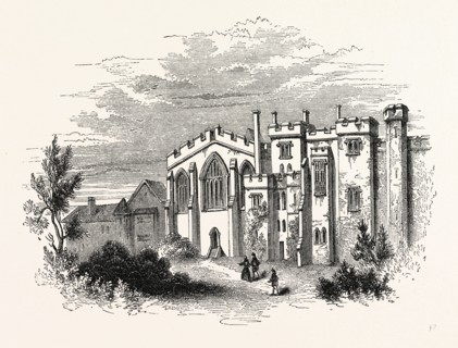 St. John's Hospital Hollar, London, England, engraving 19th century, Britain, UK