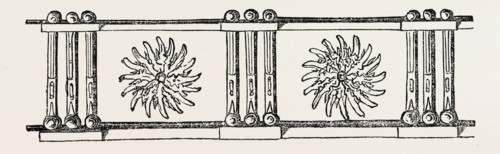 Cornice Small Arms Armoury, London, England, engraving 19th century, Britain, UK