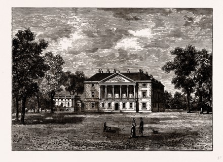 GUNNERSBURY HOUSE, UK, engraving 1881 - 1884