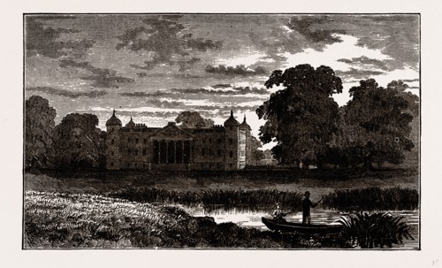 OSTERLEY PARK, UK, engraving 1881 - 1884