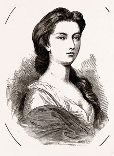 LADY SUFFOLK, UK, engraving 1881 - 1884