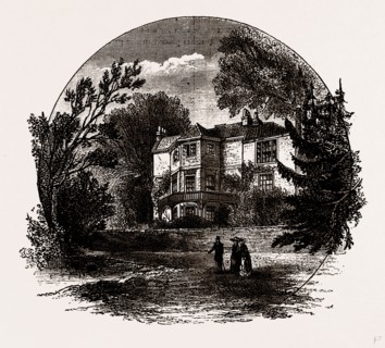 LITTLE STRAWBERRY HILL, UK, engraving 1881 - 1884