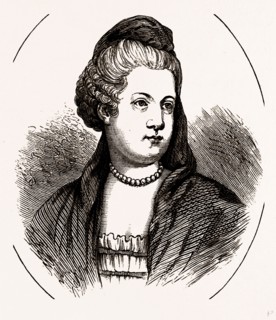 MISS CHUDLEIGH, UK, engraving 1881 - 1884