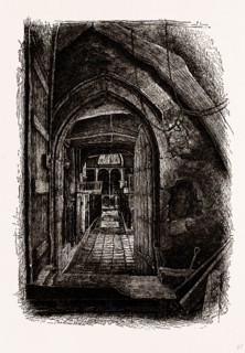 INTERIOR OF PERIVALE CHURCH, from an Etching by W. L. Wilkins, 1848