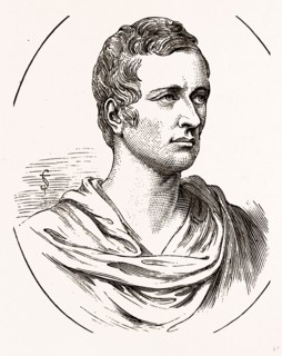 SIR STAMFORD RAFFLES, from the bust by Chantrey, UK, engraving 1881 - 1884