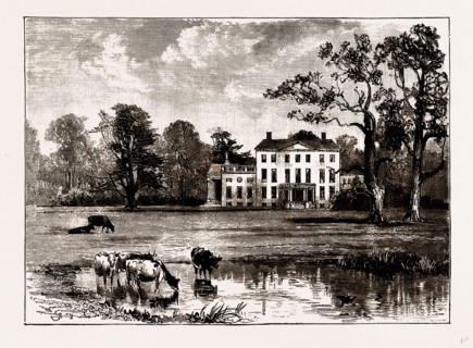 ARNO'S GROVE, SOUTHGATE, UK, engraving 1881 - 1884