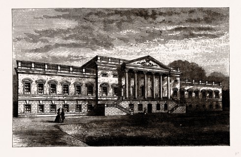 WANSTEAD HOUSE, UK, engraving 1881 - 1884