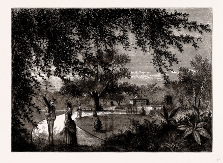 WESTHAM PARK, UK, engraving 1881 - 1884