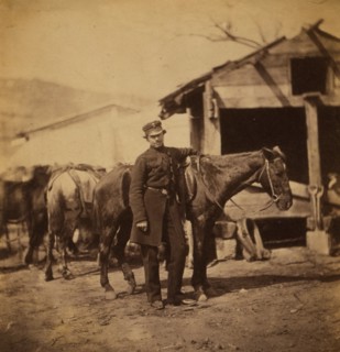 Captain Bathurst, Grenadier Guards, Crimean War, 1853-1856, Roger Fenton historic war campaign