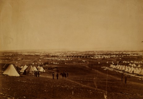 Plateau of Sebastopol: Allied camp on the plateau before Sebastopol, Crimean War, 1853-1856, Roger