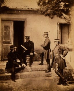 Lieutenant General Sir Harry Jones & Staff, Crimean War, 1853-1856, Roger Fenton historic war