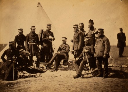 Lieutenant General Pennefather, & Captain Wing, Captain Layard, Captain Ellison, Colonel Wilbraham,