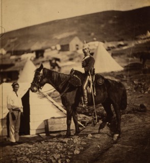 Captain Bernard, 5th Dragoon Guards, Crimean War, 1853-1856, Roger Fenton historic war campaign