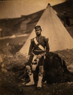 Captain Cuninghame, 42nd Regiment, Crimean War, 1853-1856, Roger Fenton historic war campaign photo