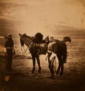 Lieutenant Godman, 5th Dragoons, Crimean War, 1853-1856, Roger Fenton historic war campaign photo