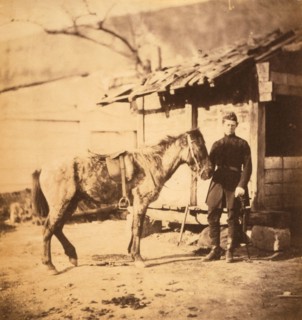 Captain Heneage, Coldstream Guards, Crimean War, 1853-1856, Roger Fenton historic war campaign