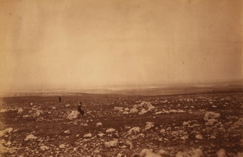 Sebastopol with the Redan, Malakoff & Mamelon - Colonel Shadforth seated in the foreground, Crimean