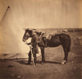 Captain Layard, aide-de-camp to Lieutenant General Pennefather, K.C.B., Crimean War, 1853-1856,