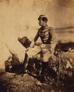 Captain Thomas, aide-de-camp to General Bosquet, Crimean War, 1853-1856, Roger Fenton historic war