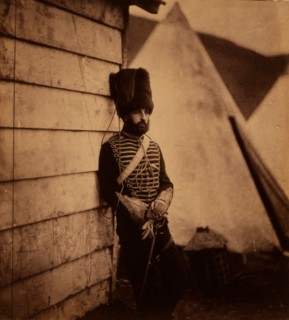 Captain Dames, Royal Artillery, Crimean War, 1853-1856, Roger Fenton historic war campaign photo