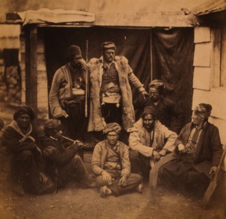 Group of Croats, Crimean War, 1853-1856, Roger Fenton historic war campaign photo
