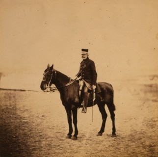 Brigadier Garrett, Crimean War, 1853-1856, Roger Fenton historic war campaign photo
