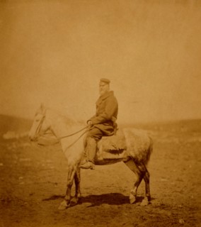 Captain Chawner, Crimean War, 1853-1856, Roger Fenton historic war campaign photo