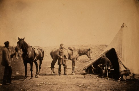 Officers of the 90th [i.e., 38th] Regiment (Captain Hume and Captain Snodgrass), Crimean War,