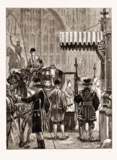 THE OPENING OF PARLIAMENT: ARRIVAL OF HER MAJESTY, LONDON, UK, GREAT BRITAIN, 1876