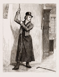CRIPPS THE CARRIER, BY R.D. BLACKMORE, 1876. At the head of the staircase he turned, and remembered