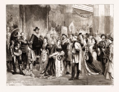 THE FANCY BALL AT DUBLIN CASTLE, 1876
