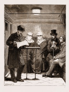 IN THE UNDERGROUND AT CONSTANTINOPLE, ISTANBUL, TURKEY, 1876