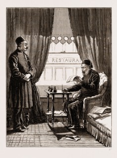 AT A POLICE COURT AT CONSTANTINOPLE, ISTANBUL, TURKEY, 1876