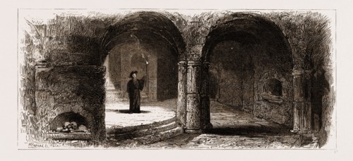 THE PRINCE OF WALES AT MALTA, 1876: 2. Chapel in the Catacombs of Citta vecchia, where St. Paul is