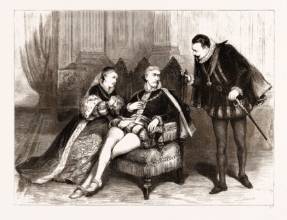 "QUEEN MARY" AT THE LYCEUM THEATRE, ACT III, SCENE VI.; PHILIP: By St. James I do protest, Upon the