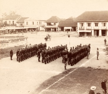 Defenders of the Flag, Dewey raised over the Philippines, 1st Battalion, Vintage photography