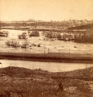 Belle Island, James River, USA, US, Vintage photography