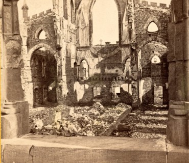 Interior of the Roman Catholic Cathedral, St. John and St. Finbar, Broad Street, Charleston, S.C.,