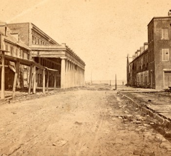 Vendue Range, Charleston, S.C., looking east, from near the corner of East Bay St., USA, US,
